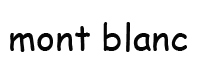 Mont Blanc