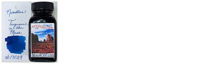Noodler's Ink Ink bottle, Ink series Blue ink (Turquoise of the Mesas)