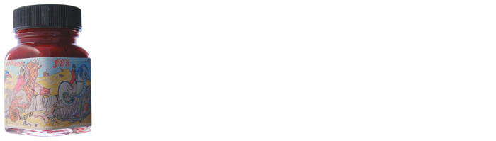 Noodler's Ink Ink bottle, 1 oz. Bottle series Red ink (Fox)