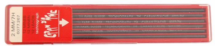 Caran d'Ache Lead, Accessories series Black 7H 2mm