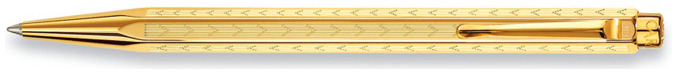 Caran d'Ache Ballpoint pen, Ecridor Chevron series Gilded