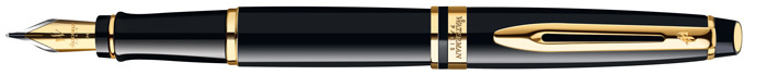 Waterman  Fountain pen, Expert New Generation series Black Laquer Gt