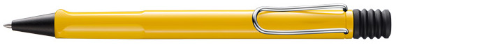 Lamy  Ballpoint pen, Safari series Yellow Chrome Clip