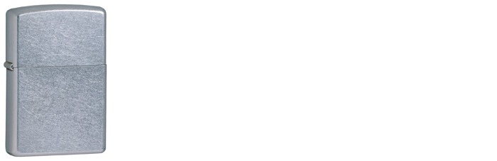 Zippo Lighter, Windproof series Satin Chrome