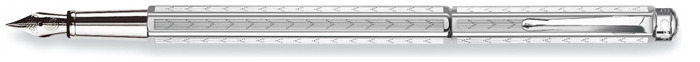 Caran d'Ache Fountain pen, Ecridor Chevron series Rodhium