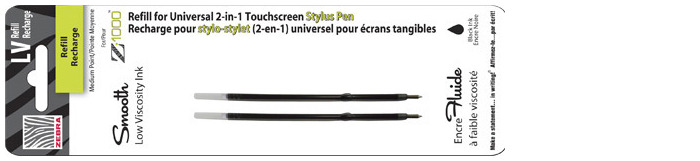 Zebra Ballpoint refill, Refill & ink series Black ink LV