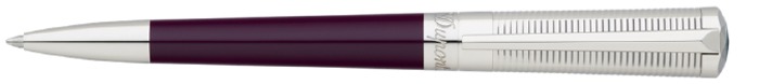 Dupont, S.T. Ballpoint pen, Liberté series Purple/Palladium
