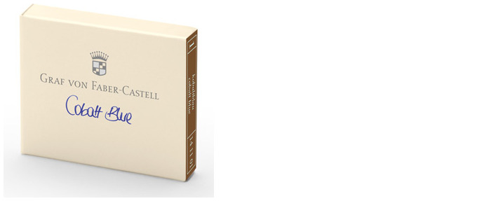 Faber-Castell, Grav von Ink cartridge, Encre GvFC Luxury Ink series Cobalt Blue Ink