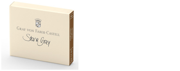 Faber-Castell, Grav von Ink cartridge, Encre GvFC Luxury Ink series Grey ink