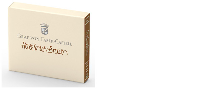 Faber-Castell, Grav von Ink cartridge, Encre GvFC Luxury Ink series Brown ink