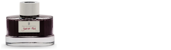 Faber-Castell, Graf von Ink bottle, Encre GvFC Luxury Ink series Red Ink