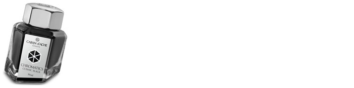 Caran d'Ache Ink bottle, Chromatics series Black ink