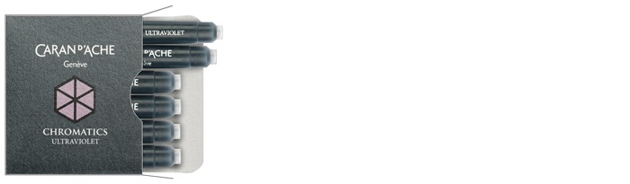 Caran d'Ache Ink cartridge, Chromatics series Violet ink
