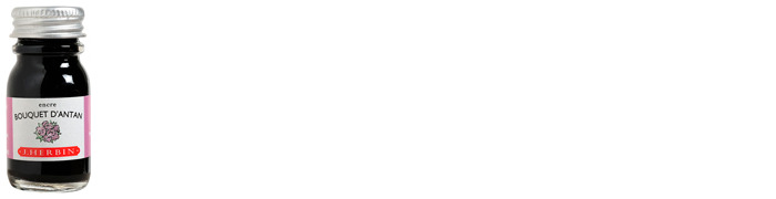 J.Herbin  Ink bottle, La Perle des Encres series Pink ink (Bouquet of yesterday pink) (10 ml)