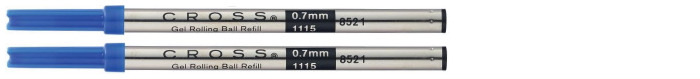 Cross Roller refill, Refill & ink series Blue ink (Pack of 2)
