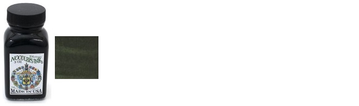 Noodler's Ink Ink bottle, Ink series Green ink (Zhivago)