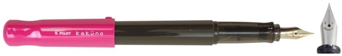 Pilot Fountain pen, Kakuno series Pink & Gray