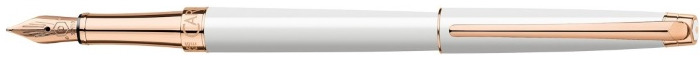 Caran d'Ache Fountain pen, Léman Slim series White PGT