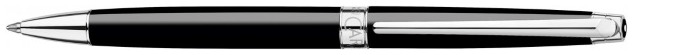 Caran d'Ache Ballpoint pen, Léman Slim series Black ebony CT