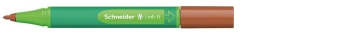Schneider Felt pen, Link-It series Mahogany brown ink (1.0mm)