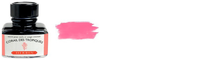 J.Herbin Ink bottle, The Jewel of Inks series Coral ink (Corail des tropiques)- 30ml