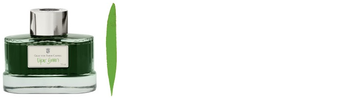 Faber-Castell, Graf von Ink bottle, Encre GvFC Luxury Ink series Viper green ink