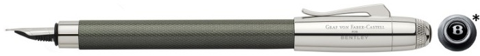 Faber-Castell, Graf von Fountain pen, Bentley Collection series Metallic gray