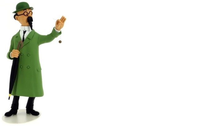 Tintin Figurine, Decorations series Calculus pendulum Musée Imaginaire collection