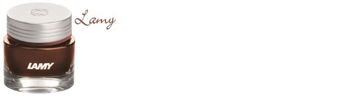 Lamy Ink bottle, Crystal series Brown ink 30ml (T53 Topaz)