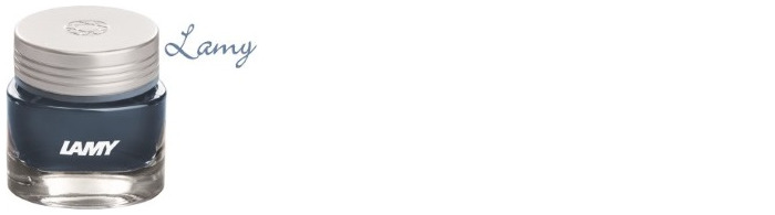 Lamy Ink bottle, Crystal series Blue-black ink 30ml (T53 Benitoite)