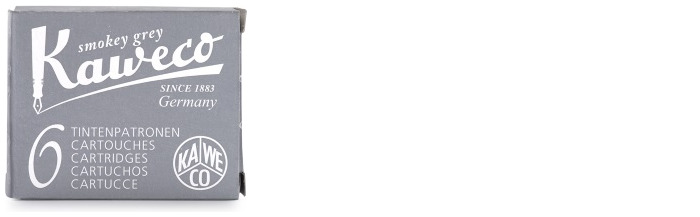 Kaweco Ink cartridge, Refill & ink series "Smokey Grey" ink