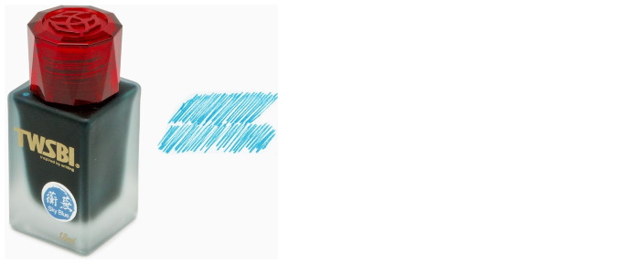 TWSBI Ink bottle, 1791 Inks 18ml series Sky blue ink