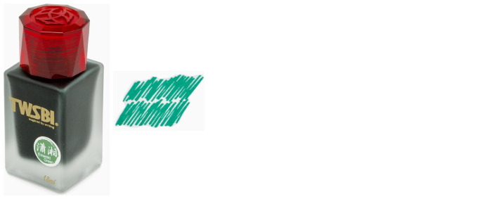 TWSBI Ink bottle, 1791 Inks 18ml series Emerald Green ink