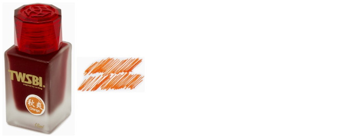 TWSBI Ink bottle, 1791 Inks 18ml series Orange ink