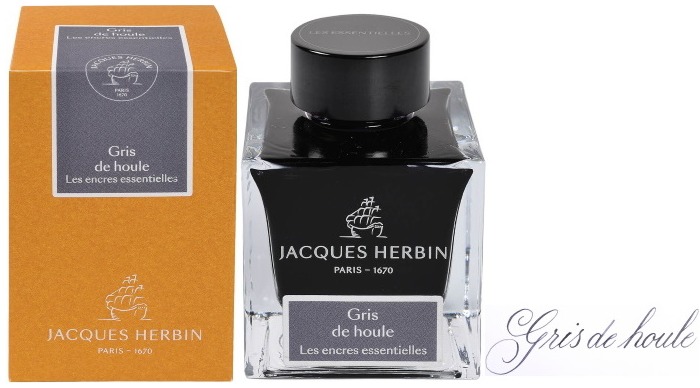 Jacques Herbin Ink bottle, Essentielles inks series Gris de houle