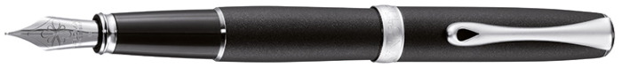 Diplomat Fountain pen, Excellence A² series Matte black/Matte chrome