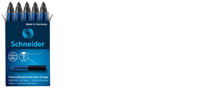 Schneider Roller refill, Refill & ink series Black ink (Box of 5)