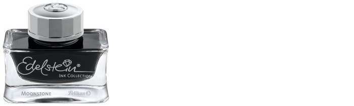 Pelikan Ink bottle, Edelstein Ink series Light gray ink (Moonstone) Ink of the year 2020