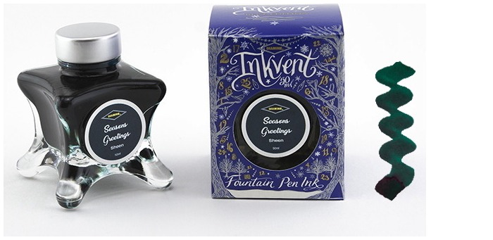 Diamine Ink bottle, Inkvent series Seasons Greetings ink (50ml)