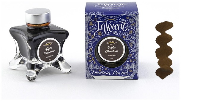 Diamine Ink bottle, Inkvent series Triple Chocolate ink (50ml)