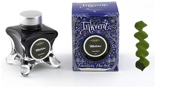 Diamine Ink bottle, Inkvent series Mistletoe ink (50ml)