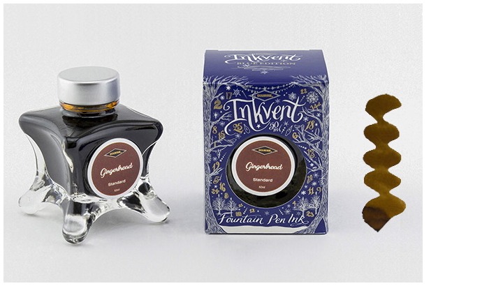 Diamine Ink bottle, Inkvent series Gingerbread ink (50ml)