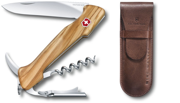 Victorinox Knife, Large Pocket Knives series Olive wood (Wine Master)