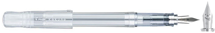Pilot Fountain pen, Kakuno series Clear