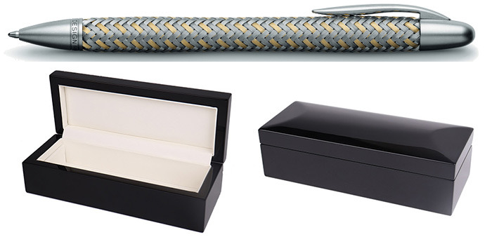 Porsche Design Ballpoint pen, P'3110 series Gold/steel Second Hand 