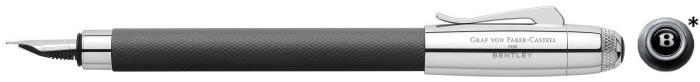 Faber-Castell, Graf von Fountain pen, Bentley Collection 1 series Black onyx