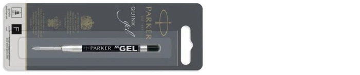 Parker Gel refill for ballpoint pen, Refill & ink series Black ink (F - 1/Pack)