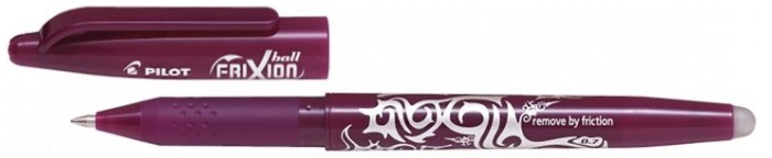 Pilot Gel Pen, Frixion ball series Burgundy ink