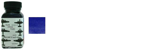 Noodler's Ink Ink bottle, Ink series Purple ink (VMail North African Violet)