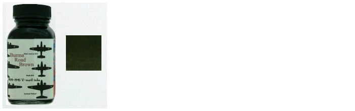 Noodler's Ink Ink bottle, Ink series Brown ink (VMail Burma Road Brown)